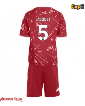 Liverpool Jeremy Jacquet #5 Echipament de Fotbal Replică 2026-27 Copii Acasa (+ Șorturi)